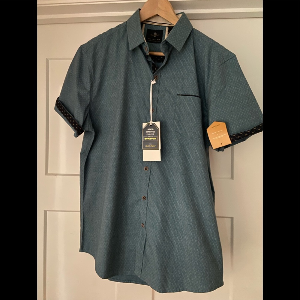 NWT Blue button down